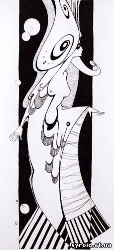 Панна в рибі, триптих.2008